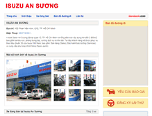 Tablet Screenshot of isuzuansuong.bonbanh.com