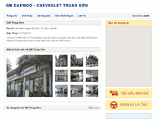 Tablet Screenshot of daewootrungson.bonbanh.com