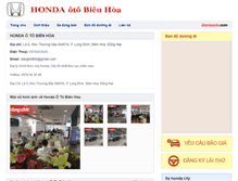 Tablet Screenshot of hondabienhoa.bonbanh.com