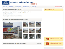 Tablet Screenshot of hyundaitranhungdao-coso2.bonbanh.com