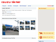 Tablet Screenshot of isuzutanphat.bonbanh.com