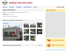 Tablet Screenshot of nissan-tansonnhat.bonbanh.com
