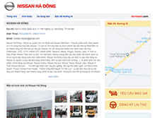 Tablet Screenshot of nissanhadong.bonbanh.com