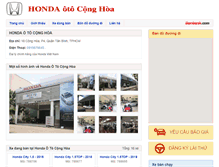 Tablet Screenshot of hondaconghoa.bonbanh.com