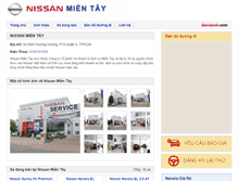 Tablet Screenshot of nissan-mientay.bonbanh.com