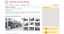 Desktop Screenshot of hondagiaiphong.bonbanh.com